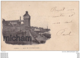 Delcampe - CPA 91  CORBEIL     QUAI DE L'APPORT PARIS    TB ETAT - Corbeil Essonnes