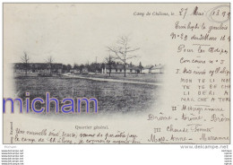 Delcampe - CPA  51  CAMP DE CHALONS     PIONNIERE  DE 1899  QUARTIER GENERAL     TB ETAT - Camp De Châlons - Mourmelon