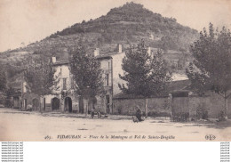 Delcampe - X14-83) VIDAUBAN (VAR) PLACE DE LA MONTAGNE ET VAL DE SAINTE BRIGITHE  - 1916 -  (2 SCANS ) - Vidauban