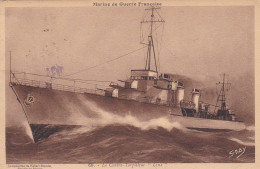 Delcampe - BATEAUX DE GUERRE - Marine De Guerre Française - Le Lynx - Contre Torpilleur - Krieg