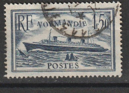 Delcampe - 1935   N°299    Paquebot Normandie  Oblitéré  (lot  1031 ) - Gebraucht