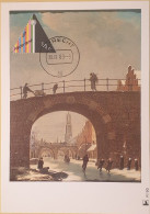 Delcampe - NETHERLANDS; Maximum Card; December Stamps 1989; 30-11-1989. UTRECHTpostmark. As Photos (R 190) - Cartes-Maximum (CM)