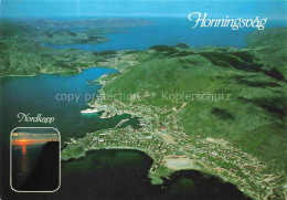 Delcampe - Honningsvag Norge Fliegeraufnahme Nordkapp - Norwegen