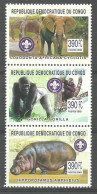 Delcampe - Congo, Democratic Republic (Kinshasa) 2003 Mi 1755-1757 MNH (ZS6 ZREdre1755-1757) - Elefanten