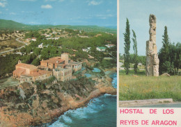 Delcampe - ESPAÑA Tarragona Cataluña Hostal Reyes De Aragón Vista Aérea Costa Y #SAU535 - Tarragona