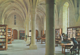 Delcampe - ESPAÑA Poblet Cataluña Monasterio De Biblioteca Monjes Unposted #SAU505 - Tarragona