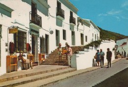 Delcampe - ESPAÑA Málaga Mijas Calle Típica Blanca Casa Pepe Gente Unposted #SAU465 - Málaga