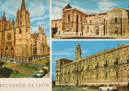 Delcampe - ESPAÑA León Castilla Y Catedral San Isidoro Y San Marcos Circulada 1968 #SAU421 - León