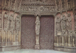 Delcampe - ESPAÑA Leon Catedral Puerta Ntra Sra La Blanca Unposted #SAU393 - León