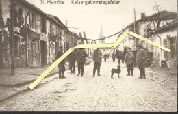 Delcampe - 55 133 0826 MEUSE ST MAURICE  KAISERGEBURTSTAGSFEIER - Saint Mihiel
