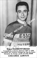 Delcampe - PHOTO REENFORCE, NO CARTE, ROGER HASSENFORFER TEAM ESSOR 1958 FORMAT 9 X 14 - Radsport