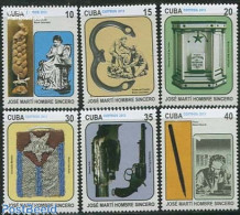 Delcampe - Cuba 2013 Jose Marti 6v, Mint NH, Various - Textiles - Weapons - Nuovi