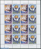 Delcampe - Greece 2004 Europa 2 M/ss, Mint NH, History - Transport - Europa (cept) - Balloons - Ships And Boats - Neufs