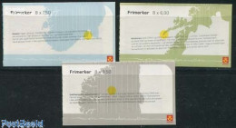 Delcampe - Norway 2004 Europa 3 Booklets S-a, Mint NH, History - Sport - Transport - Various - Europa (cept) - Cycling - Stamp Bo.. - Neufs