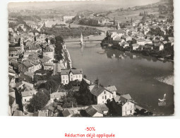 Delcampe - SEYSSEL: Vue Panoramique Sur Le Rhône Et Les Deux Seyssel Vue Aérienne 10x15 - Très Bon état - Seyssel