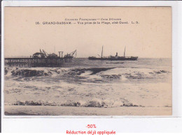 Delcampe - CÔTE D'IVOIRE: GRAND-BASSAM: Vue Prise De La Plage, Côté Ouest - Très Bon état - Elfenbeinküste