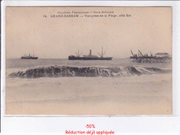 Delcampe - CÔTE D'IVOIRE: GRAND-BASSAM: Vue Prise De La Plage Côté Est - Très Bon état - Elfenbeinküste