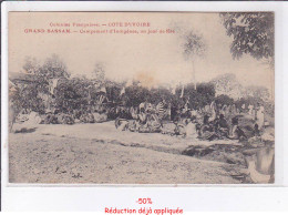 Delcampe - CÔTE D'IVOIRE: GRAND-BASSAM: Campement D'indigène Un Jour De Fête - Très Bon état - Elfenbeinküste
