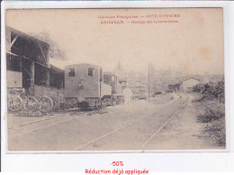Delcampe - CÔTE D'IVOIRE: ABIDJEAN: Garage Des Locomotives - Très Bon état - Elfenbeinküste