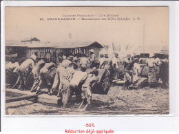 Delcampe - CÔTE D'IVOIRE: GRAND-BASSAM: Manutention Des Billes D'acajou - Très Bon état - Elfenbeinküste