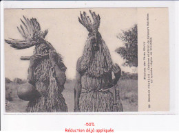 Delcampe - SOUDAN FRANCAIS: Costume Et Attirail De Danseurs Fétichites En Tournée (région De Sikasso) - Très Bon état - Soudan