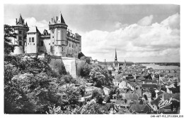 Delcampe - CAR-ADTP12-0605-49 - SAUMUR - Le Château - La Ville Et La Loire - Saumur