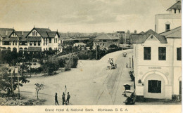 Delcampe - Kenya Mombasa Grand Hotel & National Bank H15602 - Kenya