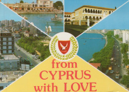 Delcampe - Cyprus Nicosia Coastal Cities Palace Harbors Urban Views Collage #PBC873 - Cipro