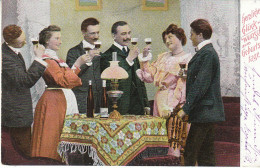 Delcampe - Herzlichen Glückwunsch Zum Geburtstag Gl1909 #C7004 - Gruss Aus.../ Grüsse Aus...