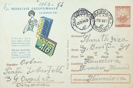 Delcampe - Romania Transylvania Targu Mures Hunedoara Lot Of 2 Propaganda Postal Stationery Cards Laundry Products Edible Oil DEL 2 - Rumänien