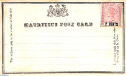 Delcampe - Mauritius 1879 Postcard 2 CENTS, Unused Postal Stationary - Mauritius (1968-...)