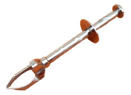Delcampe - Années 1960   Pince " Crabe " à Glace / Sucre   Inox   Bouton Poussoir / 3 Griffes - Otros & Sin Clasificación