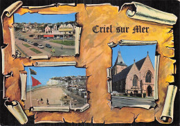 Delcampe - 76 CRIEL SUR MER PLAGE ET EGLISE - Criel Sur Mer