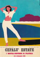 Delcampe - Cefalù Estate 1ª Mostra Convegno Di Filatelia 1969 - Maximumkarten (MC)