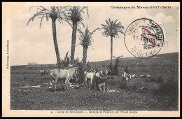 Delcampe - 22588 Campagne Du Maroc Espagnol N°1 Casablanca 1909 Camp De Boucheron Carte Postale Postcard - Covers & Documents