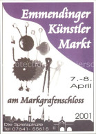 Delcampe - Emmendingen Plakat Emmendinger Kuenstler Markt Am Markgrafenschloss - Emmendingen