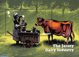 Delcampe - Jersey 2024 Dairy Industry S/s, Mint NH, Health - Nature - Food & Drink - Cattle - Alimentation