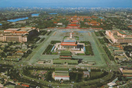 Delcampe - China Beijing Tiananmen Square Aerial View Mausoleum Forbidden City #PBG466 - China