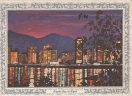 Delcampe - Canada Vancouver English Bay Cityscape Night Reflection #PBG339 - Vancouver