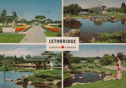 Delcampe - Canada Lethbridge Japanese Garden Architecture Landscape #PBG336 - Autres & Non Classés