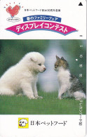 Delcampe - TARJETA DE JAPON DE UN PERRO Y UN GATO (CAN-DOG-CAT)  (110-011) - Japan