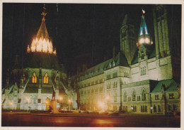 Delcampe - Canada Ottawa Parliament Hill Library Night Illumination Unposted #PBG202 - Ottawa