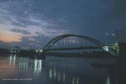 Delcampe - Iran Ahvaz Pol E Felezi Iron Bridge Karun River Twilight #PBG196 - Iran