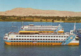 Delcampe - Egypt Luxor Upper Sheraton Nile Cruises Anni Ship On Nile Unposted #PBG178 - Luxor