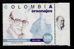 Delcampe - 10F1 - COLOMBIA - 1997 - USED - “EDUARDO LEMAITRE ROMAN, JOURNALIST AND HISTORIAN” - FAMOUS COLOMBIAN PEOPLE - Colombie
