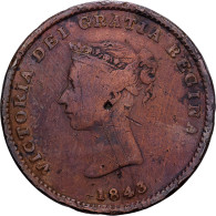 Delcampe - Nouveau-Brunswick, Halfpenny Token, 1843, Royal Canadian Mint, Cuivre, TB, KM:1 - Canada