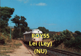 Delcampe - Sardegna Nuoro Lei Treno Littorina Locale Nuoro Macomer In Transito Nei Pressi Di Lei Nel 1989 (v.retro) - Eisenbahnen