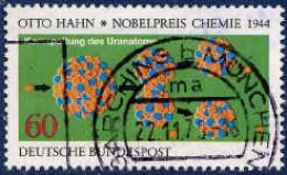 Delcampe - RFA Poste Obl Yv: 867 Mi:1020 Otto Hahn Nobelpreis Chemie 1944 (TB Cachet Rond) - Chimie