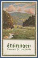 Delcampe - Thüringen "Das Grüne Herz Deutschlands", Gelaufen 1924 (AK5066) - Suhl