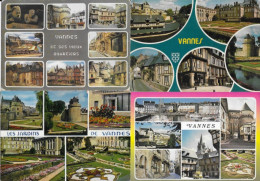 Delcampe - 56 VANNES -multivues- Lot De 5 Cartes - Vannes